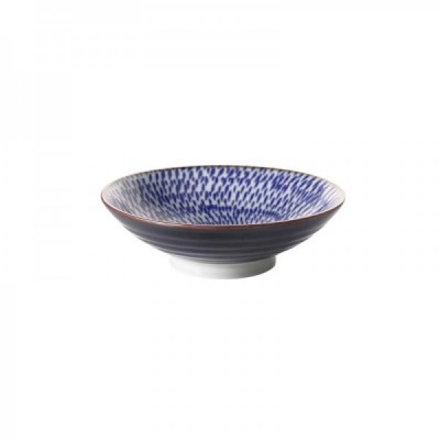 Bol japonais à ramen bleu-blanc TOUGA JP Ø24.5cm