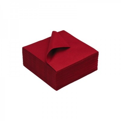 红色餐巾纸 40*40cm 两层 125片*(10)
