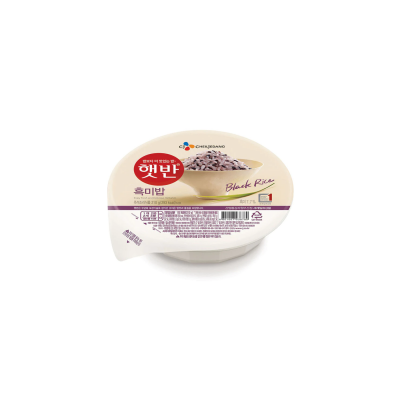 Arroz negro cocido en microondas CJ KR 210g*(24)