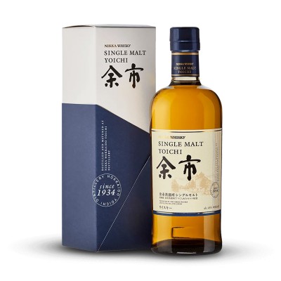 Whisky de malta única Yoichi NIKKA con estuche JP 45° 700ml