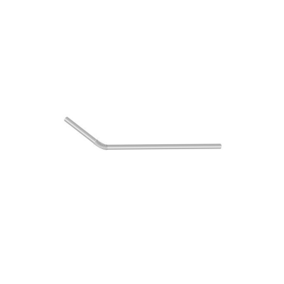 White flexible PLA straw...