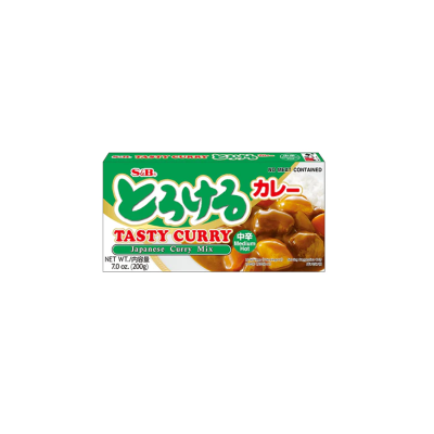 Curry Torokeru en bloque medio picante S&B JP 200g*(60)