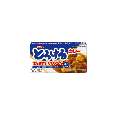 Curry Torokeru en bloque picante S&B JP 200g*(60)