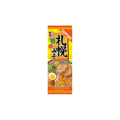 Ramen seco con caldo de miso Sapporo ITSUKI 186g*(12)