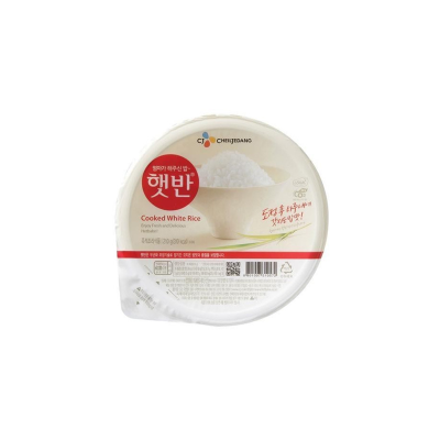 Arroz blanco cocido en el microondas CJ KR 210g*(36)
