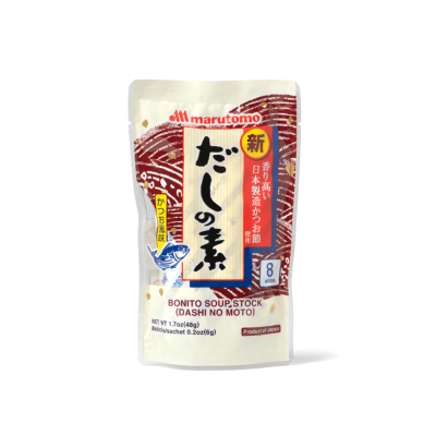 Base de caldo Dashinomoto MARUTOMO JP 48g*(15) para la venta de alimentos.