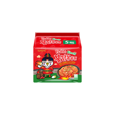 Hot chicken ramen Kimchi Samyang KR 135gx5p*(8)Ramen de pollo picante Kimchi Samyang KR 135gx5p*(8)