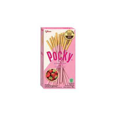 Pocky bâtonnets de biscuit saveur fraise 40g*(10)(12)