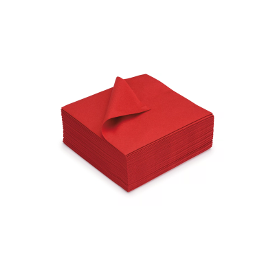 红色餐巾纸 48*48cm 两层 100片*(8)