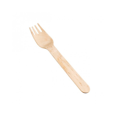Wooden fork 16cm 50p*(50)
