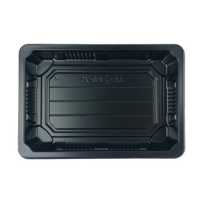 持ち帰り用の黒いトレー SZ-0.8 165*114*43mm hp-03 50p*(10)