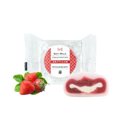 *Daifuku mochi leche de soja con fresa Minato Seika JP 60g*(10)*