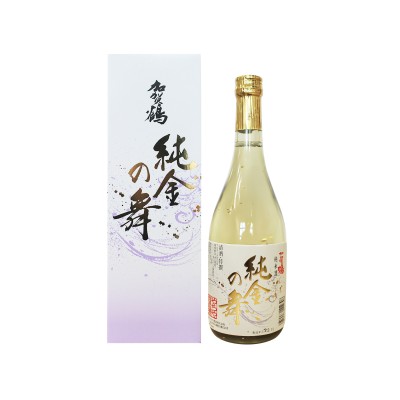 Saké Junmai mit Goldflocken KAGATSURU 15% 720 ml