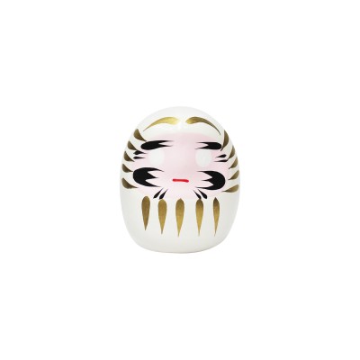 Daruma blanco con ojos para colorear (Renovación) H4.5*4cm