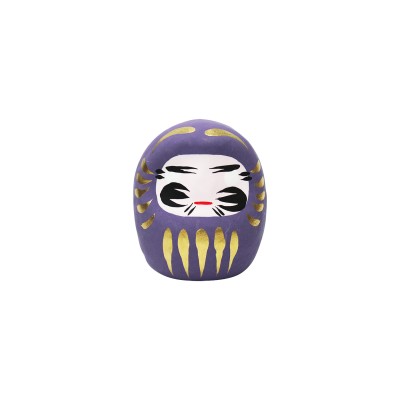 Daruma violet ojos para colorear (Coraje) H4.5*4cm