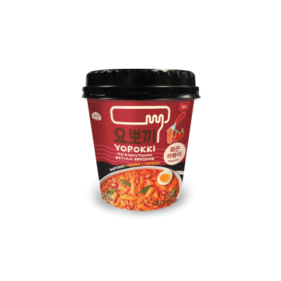 Copa de ramen Rabokki y pasteles de arroz picantes YOPOKKI KR 145g*(16)