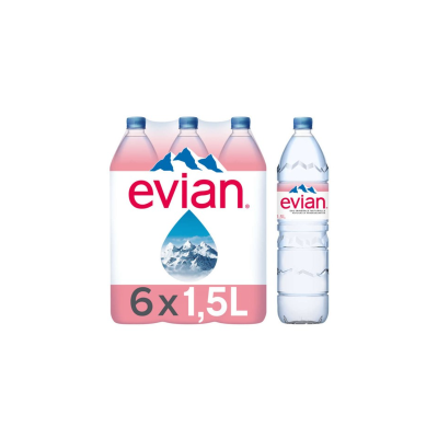 エビアンの水 1.5L *(6)