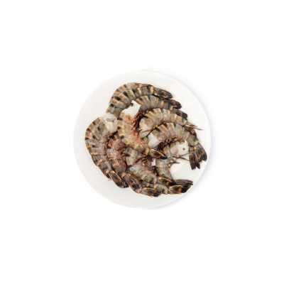 *无头带壳黑虎虾 80% 26-30净重1.08kg