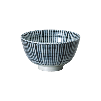 일본식 어둠 파란색 그릇 지름 11.4cm
