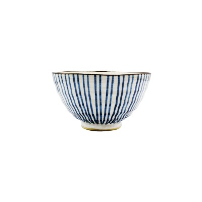 파란색과 흰색의 그릇, 지름 11.4cm