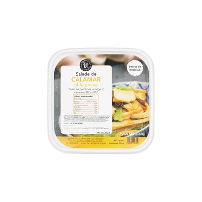*Insalata di calamari e verdure in confezione MPA 200g*(24)