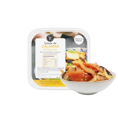 *Ensalada de calamar y vegetales en paquete MPA 200g*(24)