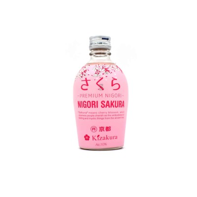 사케 준마이 니고리 사쿠라 키자쿠라 10% 300ml*(12)