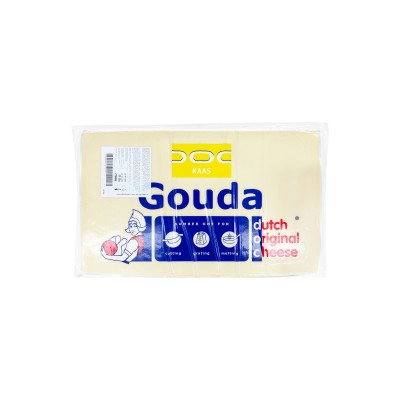 Gouda cheese in block...