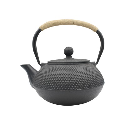 Black cast iron teapot 1.2L