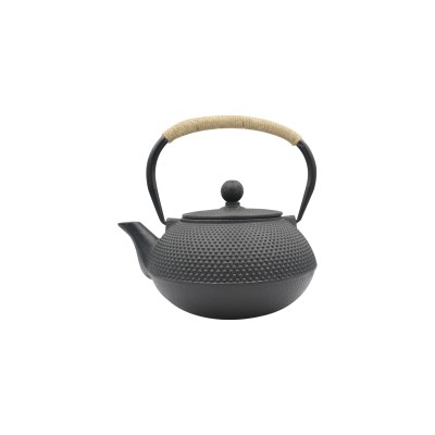 Black cast iron teapot 0.6L