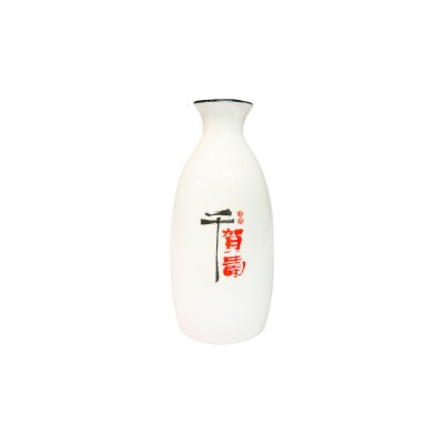 Botella de sake blanco