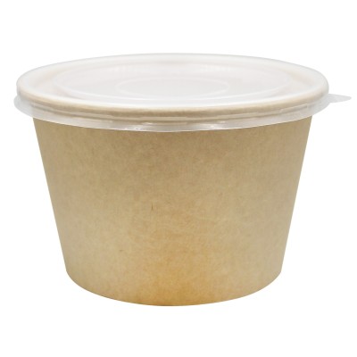 카트론 크래프트 뚜껑이 있는 50oz 1500ml 크기의 샐러드 그릇 25개 세트*(12세트)