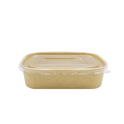 Caja rectangular de cartón kraft + tapa BR 50p*(6)