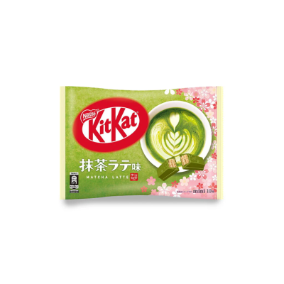 Kitkat 抹茶拿铁味 迷你巧克力棒  JP...