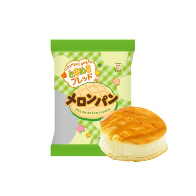 TOKIMEKI 日本蜜瓜奶油蛋卷面包 70g*（12）