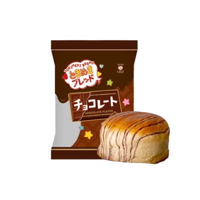 TOKIMEKI 日本巧克力奶油蛋卷面包 70g*（12）