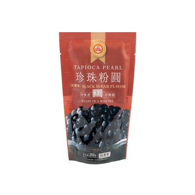 BBT를 위한 5분 타피오카 볼, 검정색, 갈색 설탕 맛, 250g*(36)