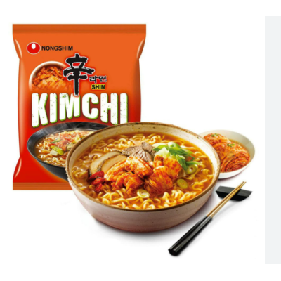 Noodles instantáneas Ramen kimchi NONGSHIM KR 120g*(20)