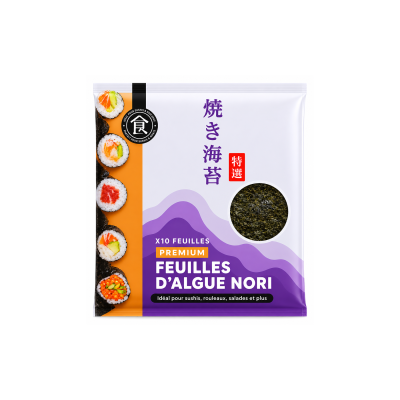 Premium Nori seaweed sheets CHIAKI 10p(10)*(8)