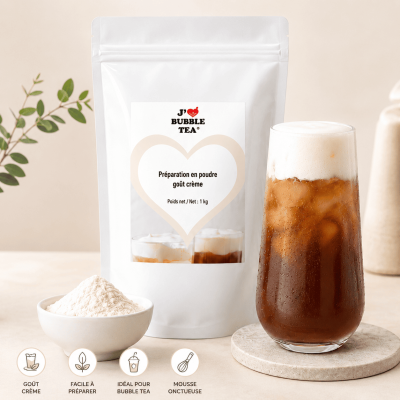 Préparation en poudre goût crème JMBBT 1kg*(10)