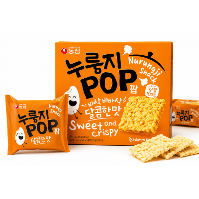 Snack de riz croustillant Nurungji sucré Nongshim KR 142g*(16) new2026