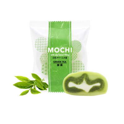 *Daifuku mochi leche de soja con té verde Minato Seika JP 60g*(10)*