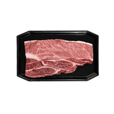 *Wagyu boeuf japonais Kagoshima MPA chuck roll steak tranché 300g (+/-10g)