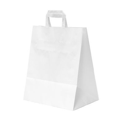 白色扁平手提纸袋，70克*250个。