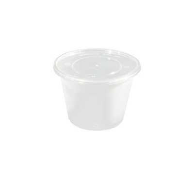 Runde Kunststoffbox für 1000 ml Nudeln 50 Stück*(6)