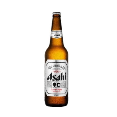 Asahi Super Dry beer in a...
