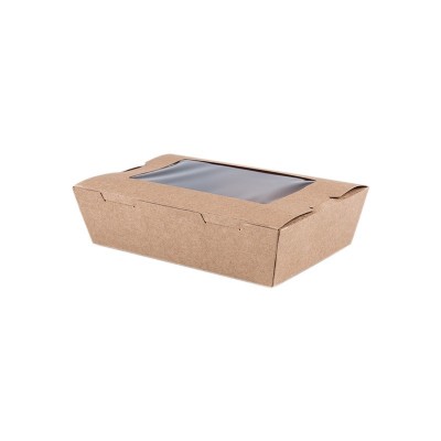 Caja de cartón kraft con ventana BB-05 50p*(6)