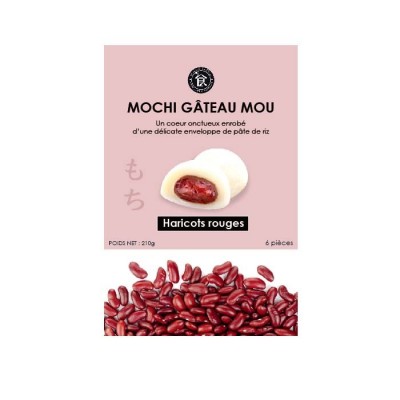 Mochi soft red bean cake...