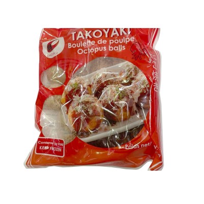 *Takoyaki octopus-filled...