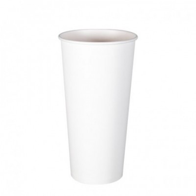 Gobelet en carton blanc pour BBT Ø90 22oz 50p*(20)